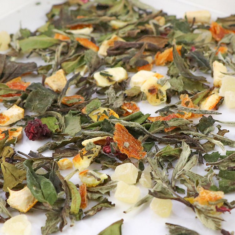 Private Label Fruit Flavor Beauty Slimming Natural Herbal Tea Grapefruit White Tea