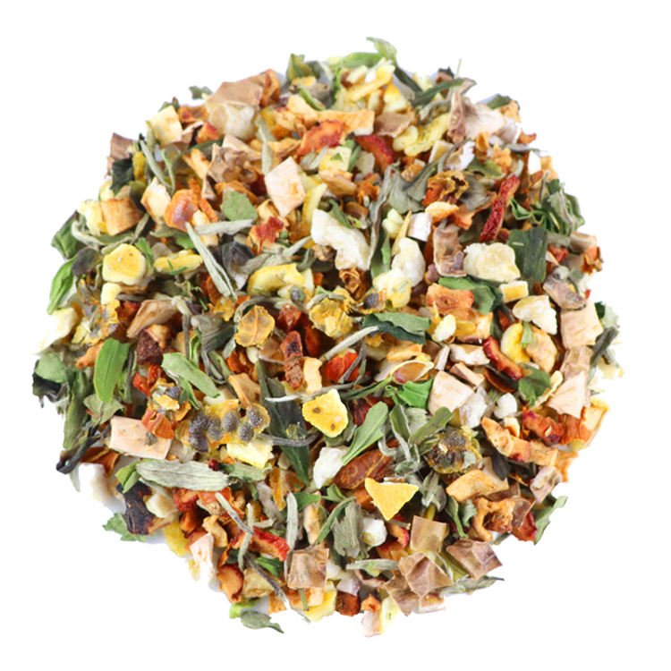 Wholesale Loose White Tea Fruit Flavor Dried Fruit Granular Tea Passion Fruit Honey Pomelo Tea