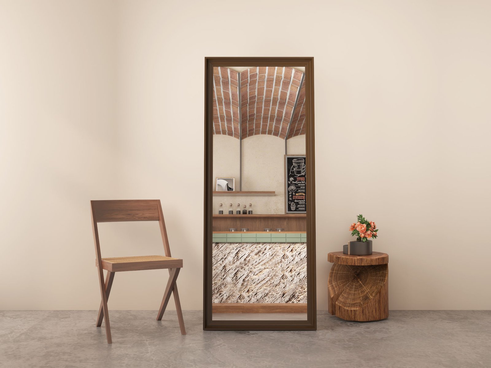 Floor Standing Mirror Household Wall Floor Length Mirror MDF High Quality Stand Dressing Floor Mirror Home Decor Living Room