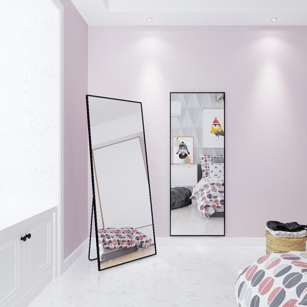 Factory Supply Large Ultra Clear Antioxidative Home Decorative Full Body Long Standing Mirror Leaning Wall Mirror Long Mirror