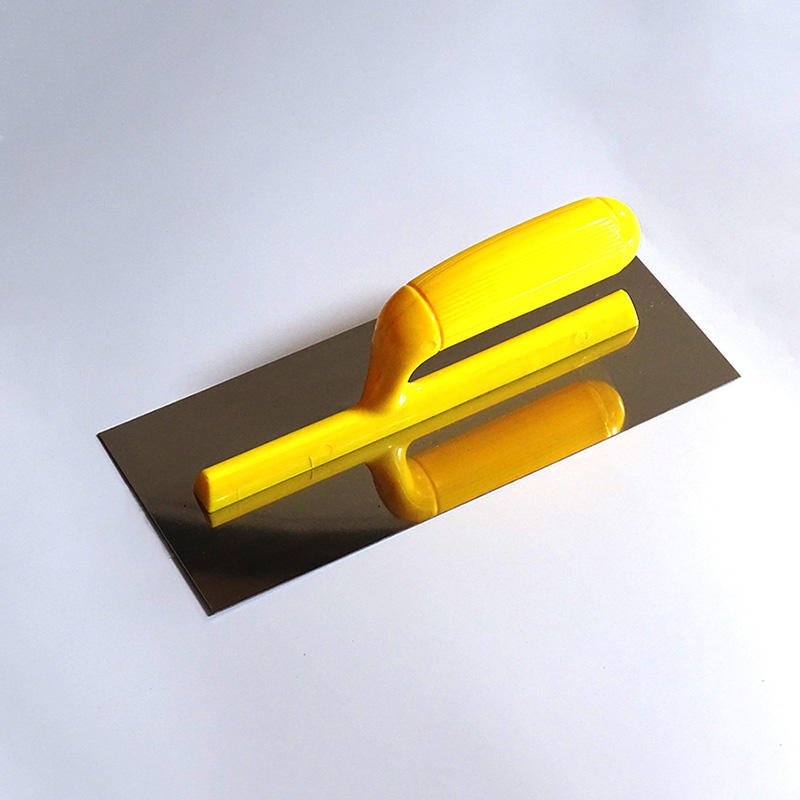 Industrial Grade Carbon Steel Square Blade Plaster Trowel Ergonomic Grip Customizable Size for Concrete Drywall