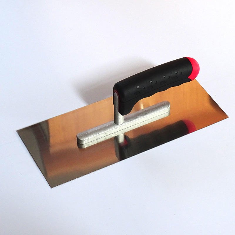 Industrial Grade Carbon Steel Square Blade Plaster Trowel Ergonomic Grip Customizable Size for Concrete Drywall
