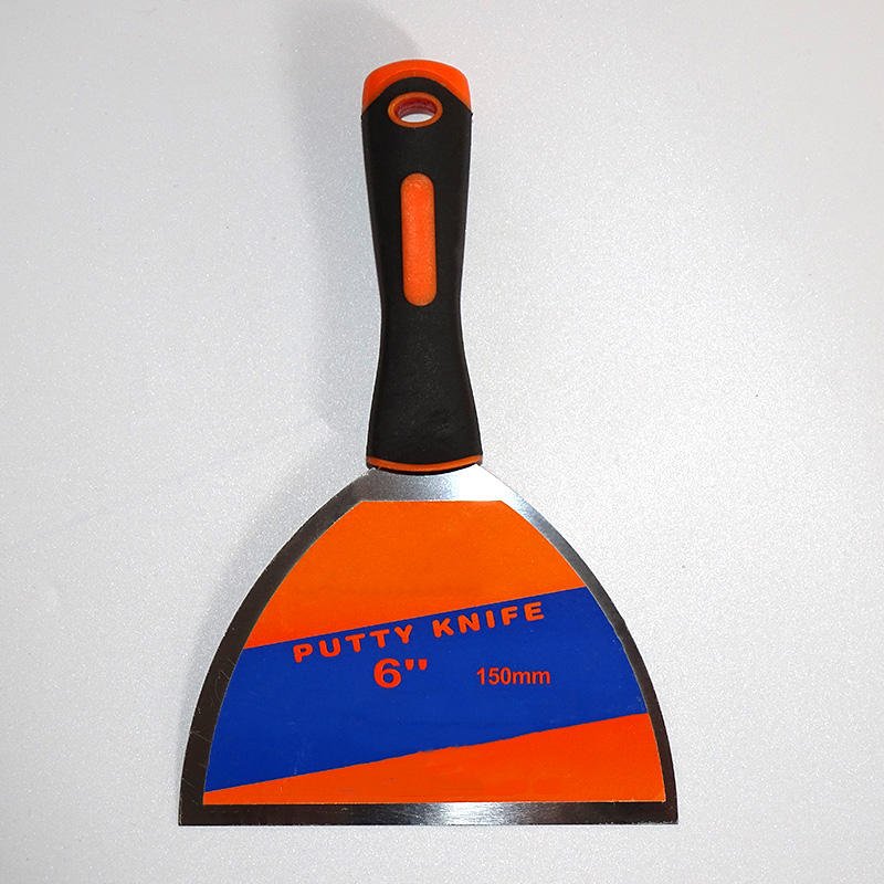 Two-color Plastic Handle Thickened Putty Knife Scraper Cleaning Knife Spatula Mirror Putty Knife