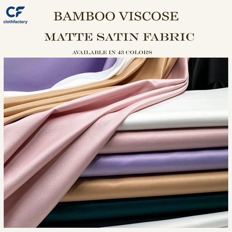 40 Pieces Eco-friendly Satin Bamboo Fiber Fabric Wide-width Woven Bed Sheet Cool Feeling Pure Bamboo Fiber Manufacturer