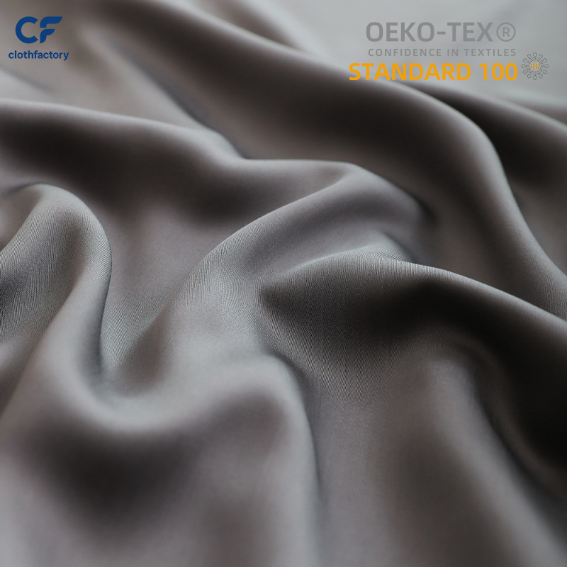 Eco-Friendly 100% Organic Bamboo Sateen 300 Thread Count 100% Bamboo Contain Lyocell Fiber Fabric for Clothes Bedding Pyjamas