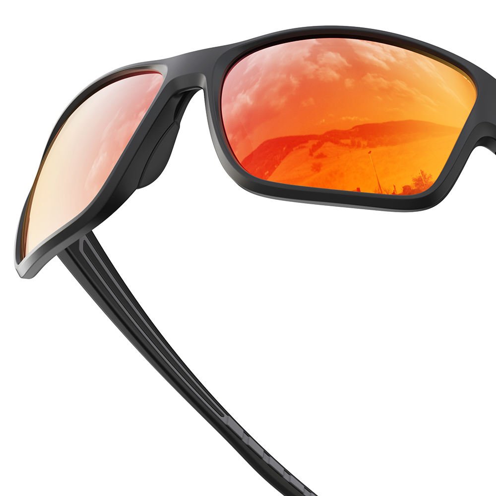 Wholesale Custom Polarized Sport TR90 Frame Fishing Sunglasses Men TAC Lenses Driving Sun Glasses