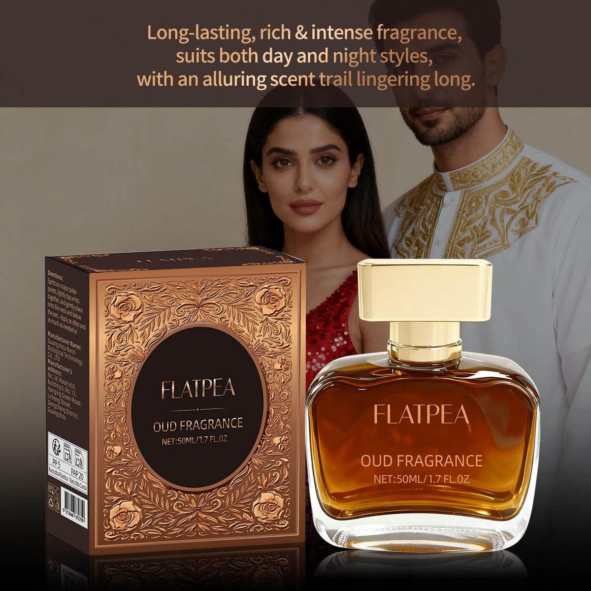 Wholesale Men's Durable Glass Spray Cypress Leather Wood Tone Alcohol Free Lasting Perfume