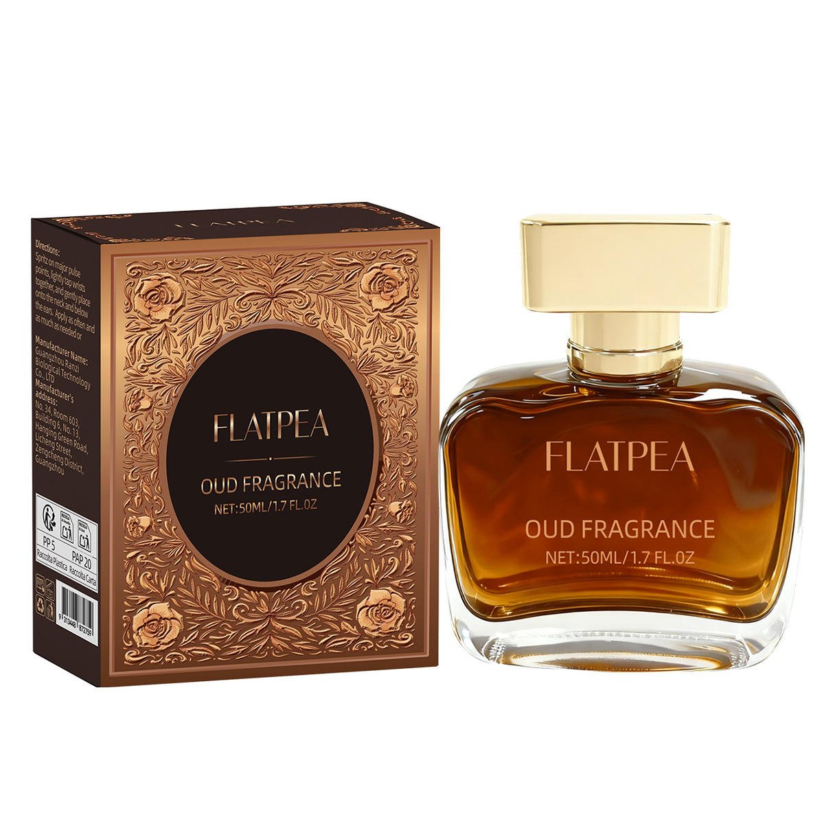 Wholesale Men's Durable Glass Spray Cypress Leather Wood Tone Alcohol Free Lasting Perfume