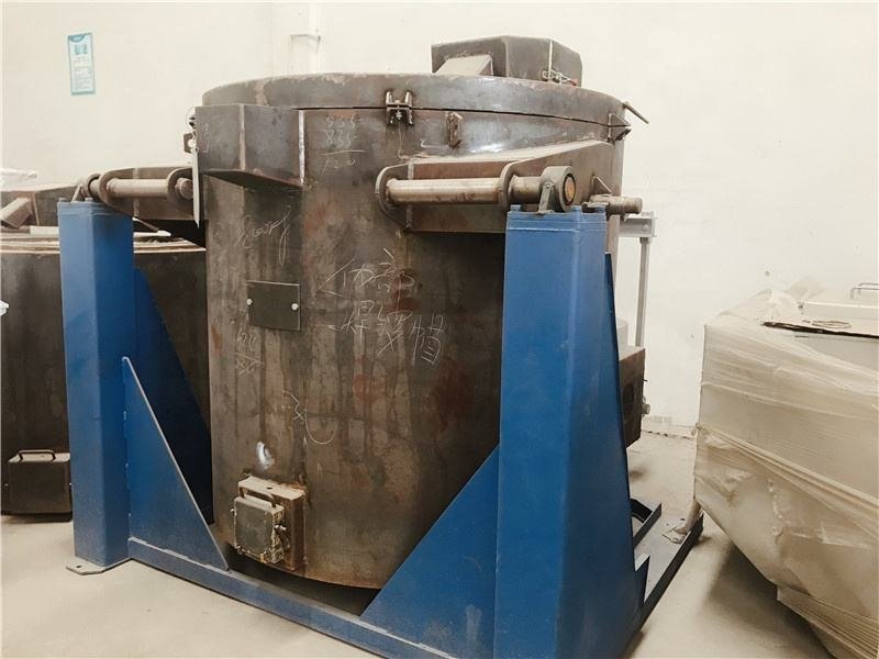 Diesel Oil Furnace Oil Fired Aluminum Melting Industrial Furnace With Riello Burner