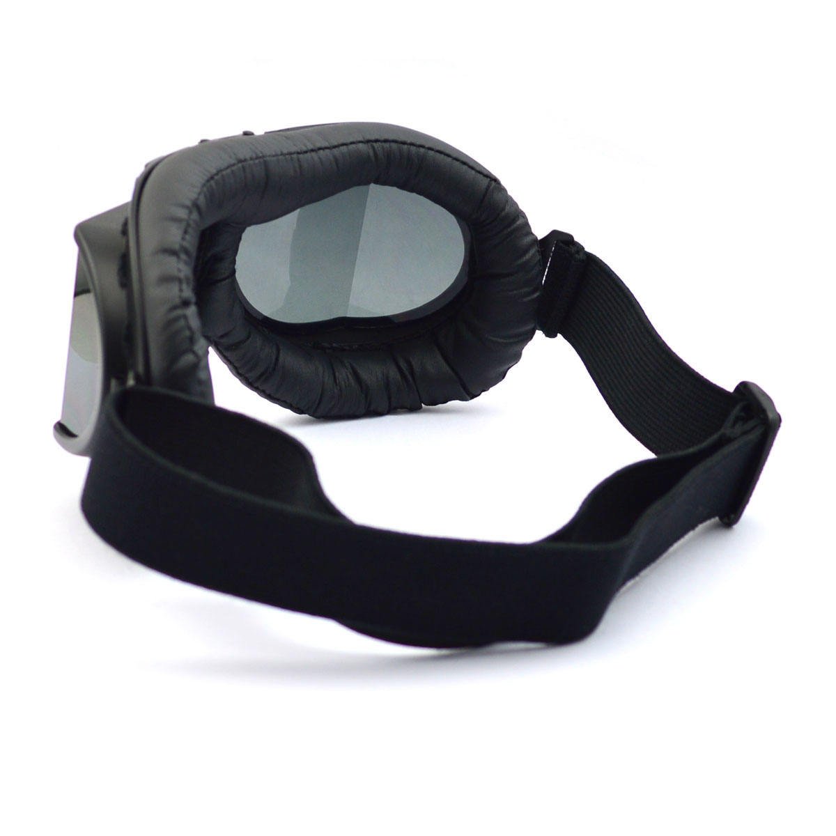 Classic Motorcycle Riding Goggles Soft Face Foam Safety Glasses Cycling Motocross Comfortable Helmet Glasses Sofe Lens Position