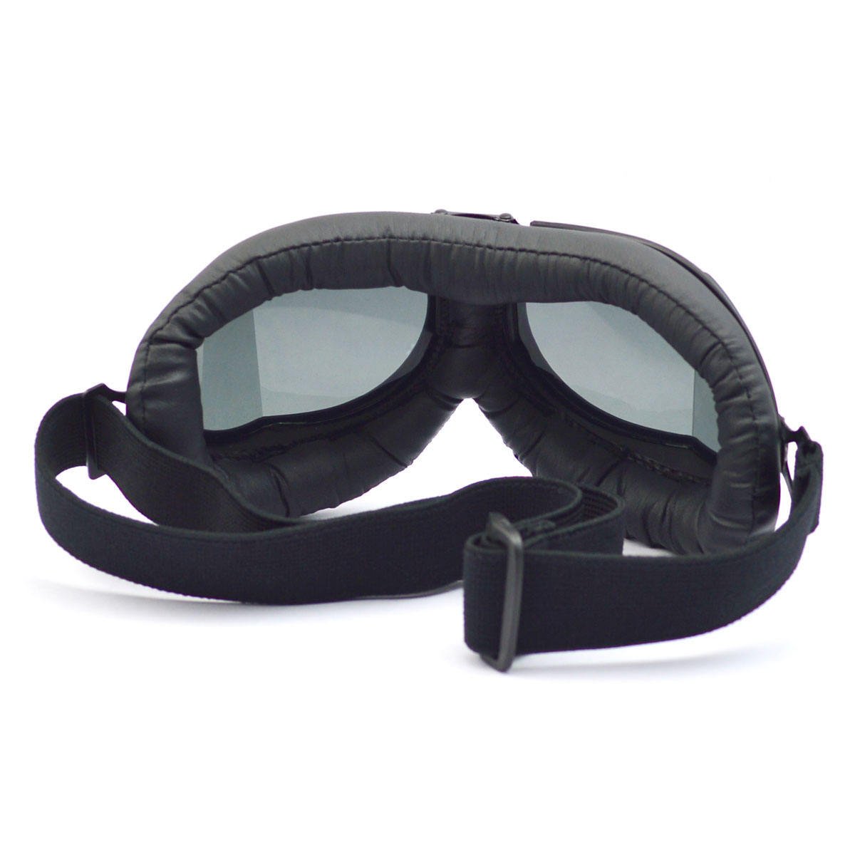 Classic Motorcycle Riding Goggles Soft Face Foam Safety Glasses Cycling Motocross Comfortable Helmet Glasses Sofe Lens Position