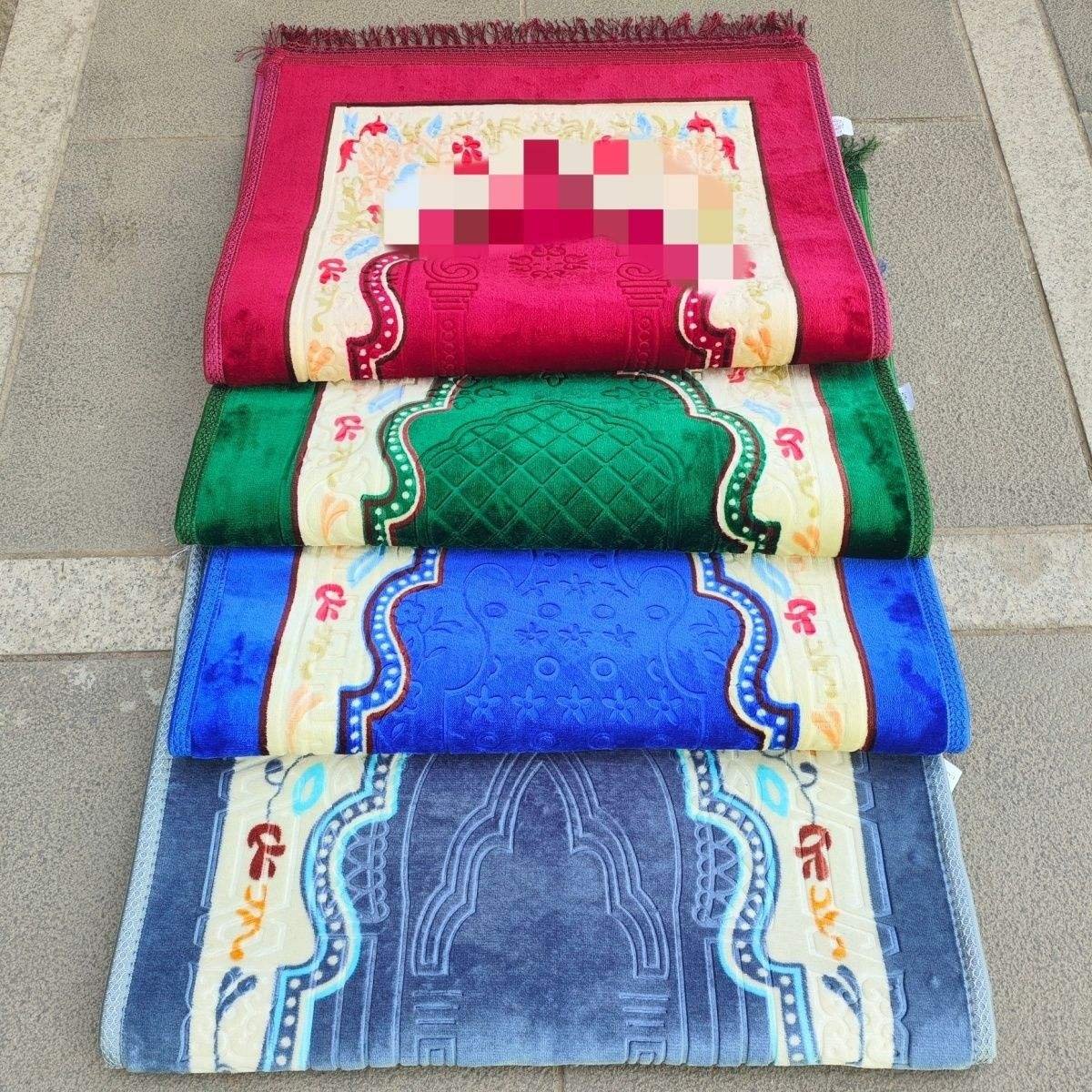 Hot Sale Portable Foldable Prayer Rug Worship Carpet Ethnic Blanket Prayer Mat