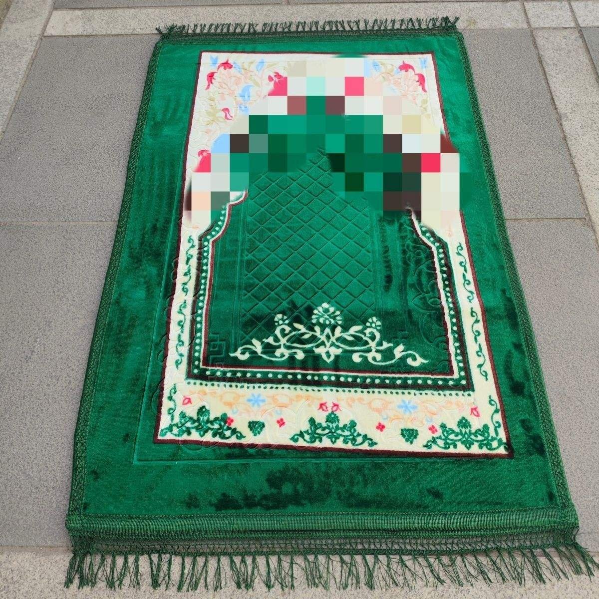 Hot Sale Portable Foldable Prayer Rug Worship Carpet Ethnic Blanket Prayer Mat
