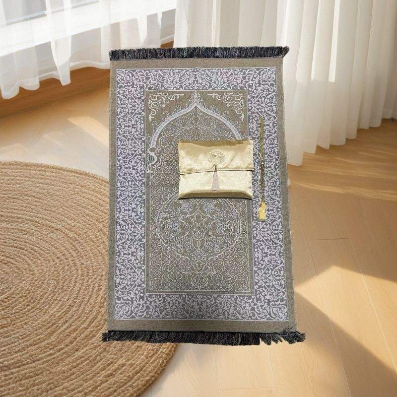 Hot Sale Portable Blanket and Rosary Bag Gift Set Carpets & Rugs Prayer Mat Antislip Prayer Mat