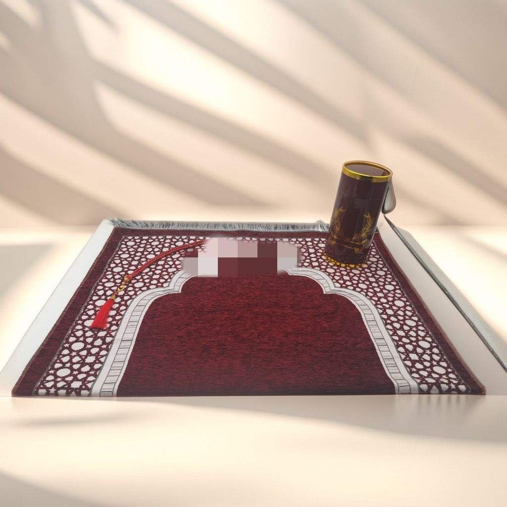 Hot Sale Home Blanket and Prayer Bead Gift Box Set, Prayer Mat for Accompanying Prayers Beautiful Gift