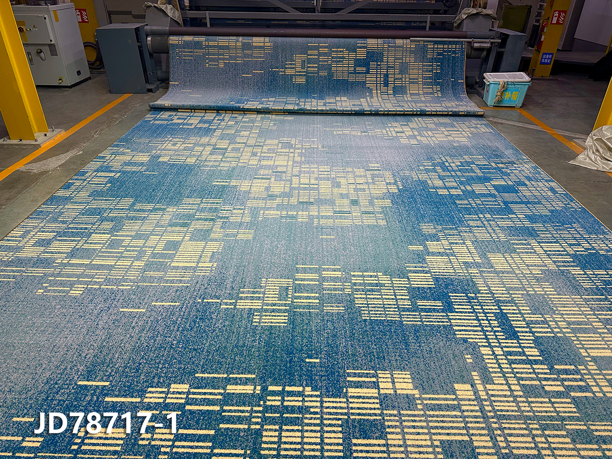 Wholesale Modern Design Carpet Luxury 5 Star Corridor Hotel Lobby Axminster Carpet Wall to Wall Print Moquette Carpets Supplier
