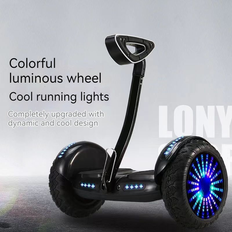 8/10/11 Inch 36V Kids Adult Self-Balancing Hoverboard Smart Handle Electric Scooter with 2 Wheel Stand Stand Self Balancing Hove