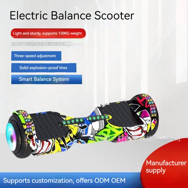 Hoverboard Adult Electric Skateboard with Self-Balancing Feature Gokart Cart Wheel Hoverboard for Better Riding Experience