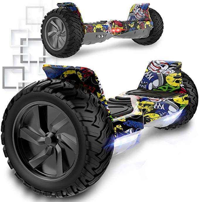 Customized 8.5 Inch All Terrain off Road LED Lights Self Balancing Electric Scooter Low Price with Smart APP Unique Hoverboard