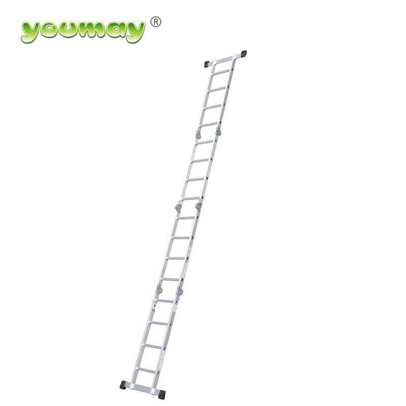 Ladder Aluminum Wholesale High Quality Foldable Aluminium Telescopic Ladder Multipurpose Herringbone Ladder
