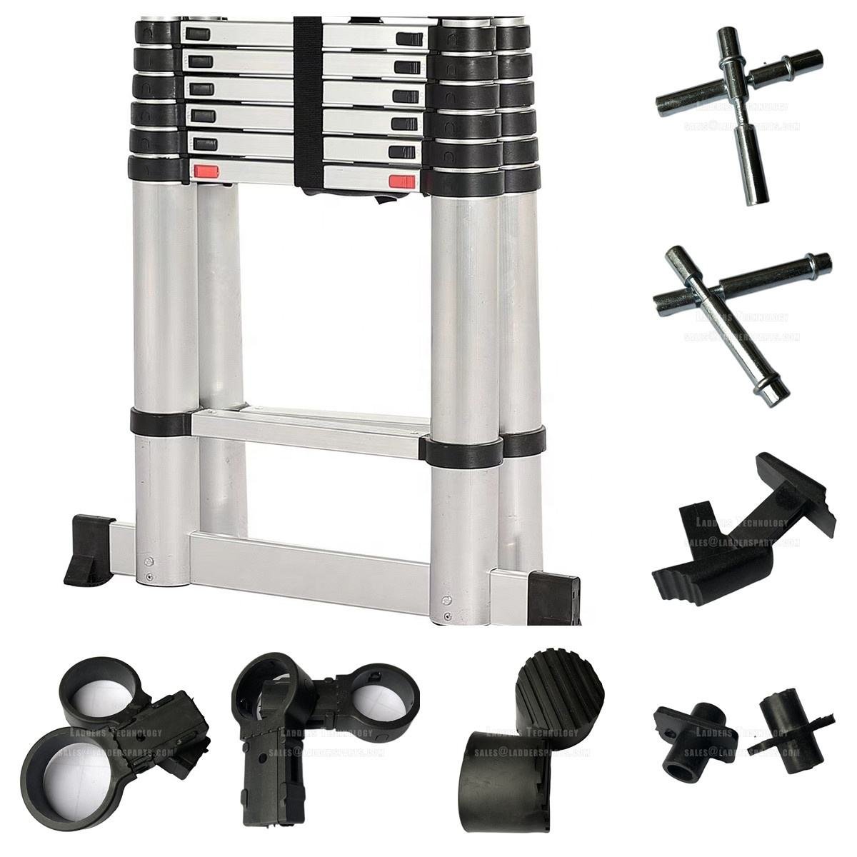 Aluminum Telescopic Ladder Accessories with Factory Customized Plastic Parts