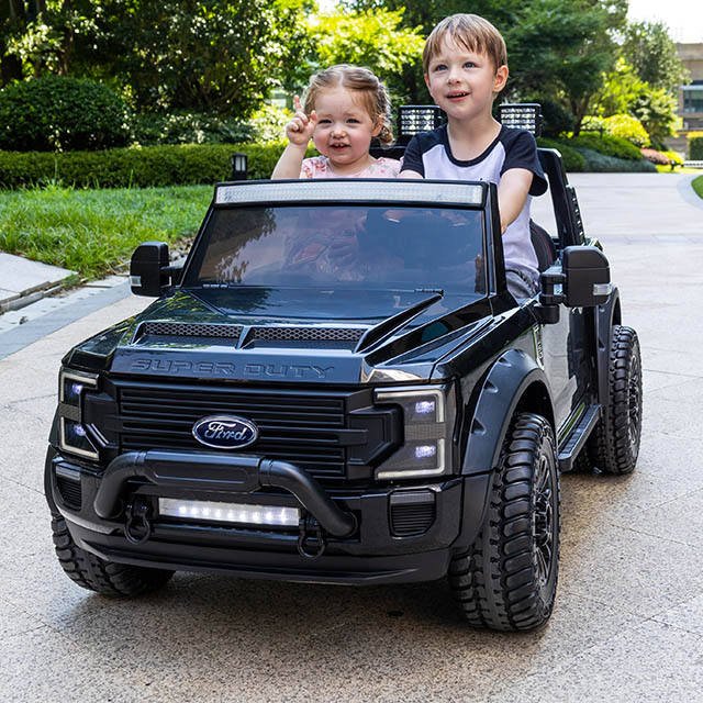 2021 Ford Super Duty Licensed Ride on Car Baby Drivable Car Children Pedal Go Kart 24v