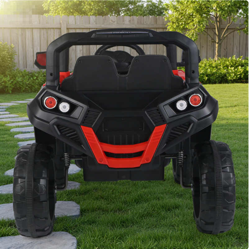 Children's Rechargeable Remote-Controlled Electric Toy Car, Off-Road Outdoor Rideable Baby Electric Toy Car.