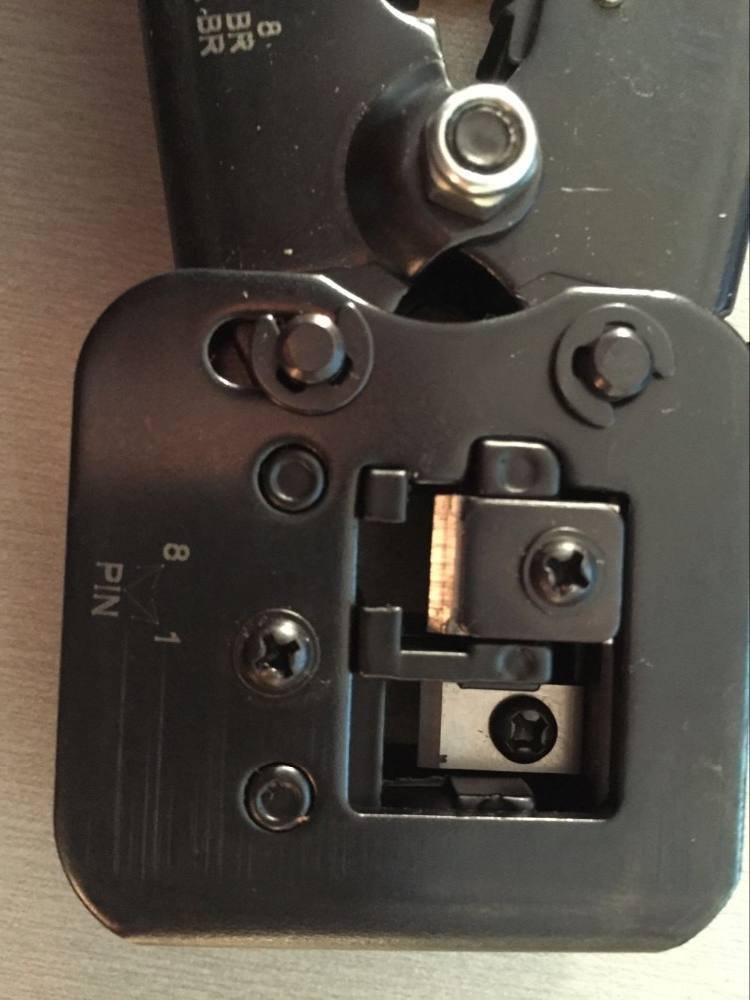 Rj45 Crimping Pass Through Rj45 Crimping Tool Rj45 Connector Plug Crimp Tool Wire Crimpers Rj45 Clamp Modular Plug Crimping Tool