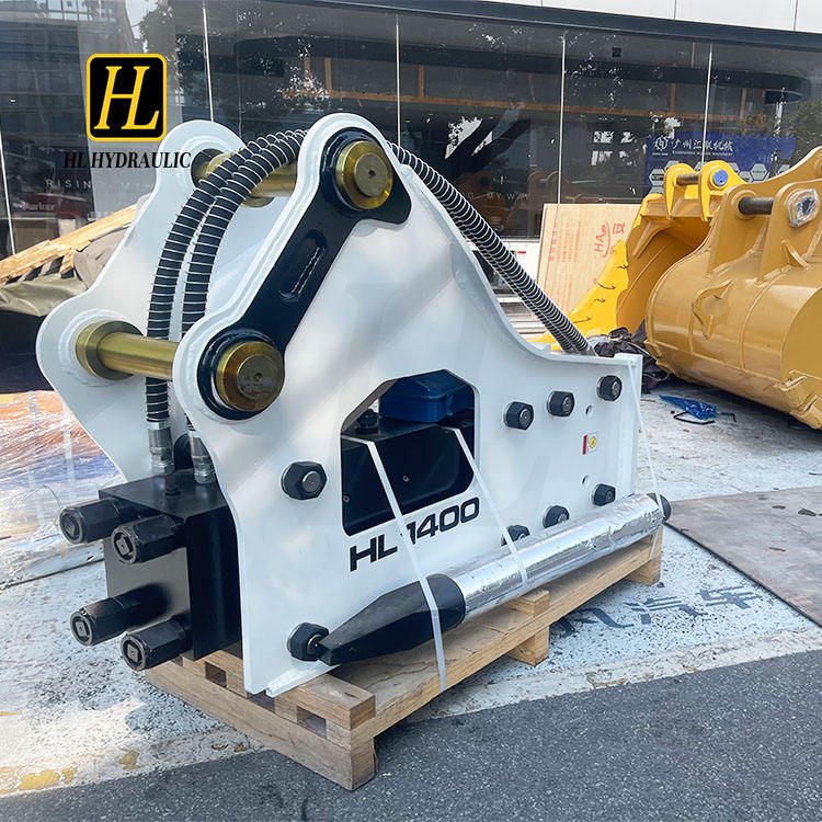 HL1400 Hydraulic Rock Breaker Hammer Chisel for Skid Steer Loader Excavator (18-26 Ton) ISO9001 Certified for Construction