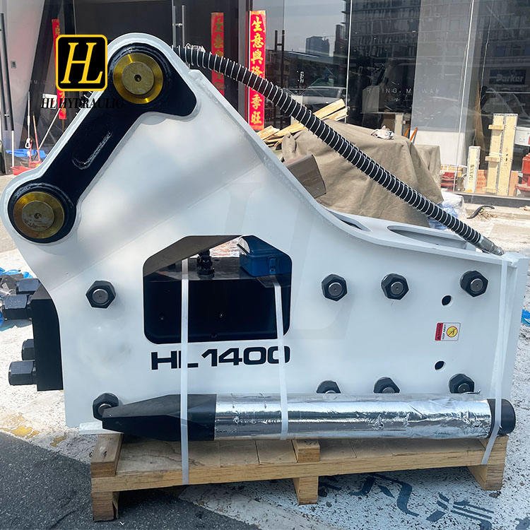 HL1400 Hydraulic Rock Breaker Hammer Chisel for Skid Steer Loader Excavator (18-26 Ton) ISO9001 Certified for Construction