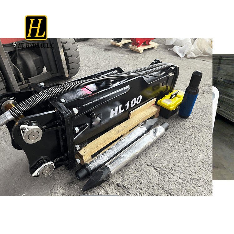 HL100 SB50 High Quality OEM Hydraulic Breaker Box-type Hammer with Chisel for Backhoe and Sid Steer Loaders
