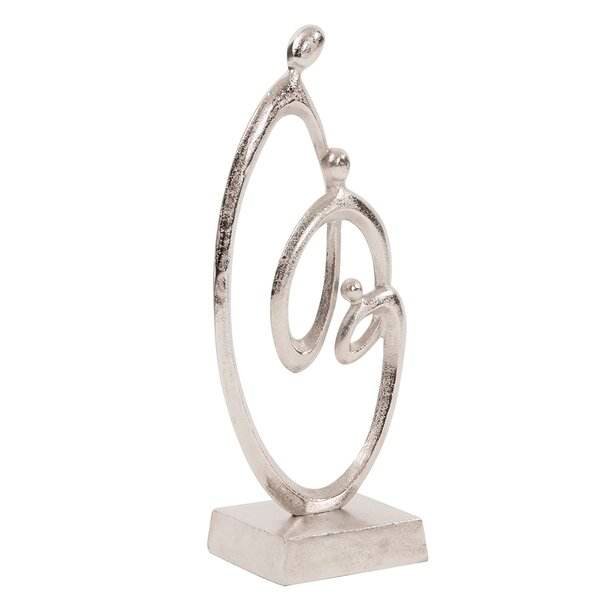 2025 Stylish Silver-Plated Aluminum Sculpture Handmade Modern Eco-Friendly Wedding Birthday Christmas Tabletop Decor India Low