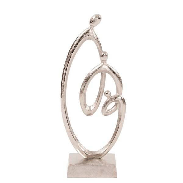 2025 Stylish Silver-Plated Aluminum Sculpture Handmade Modern Eco-Friendly Wedding Birthday Christmas Tabletop Decor India Low