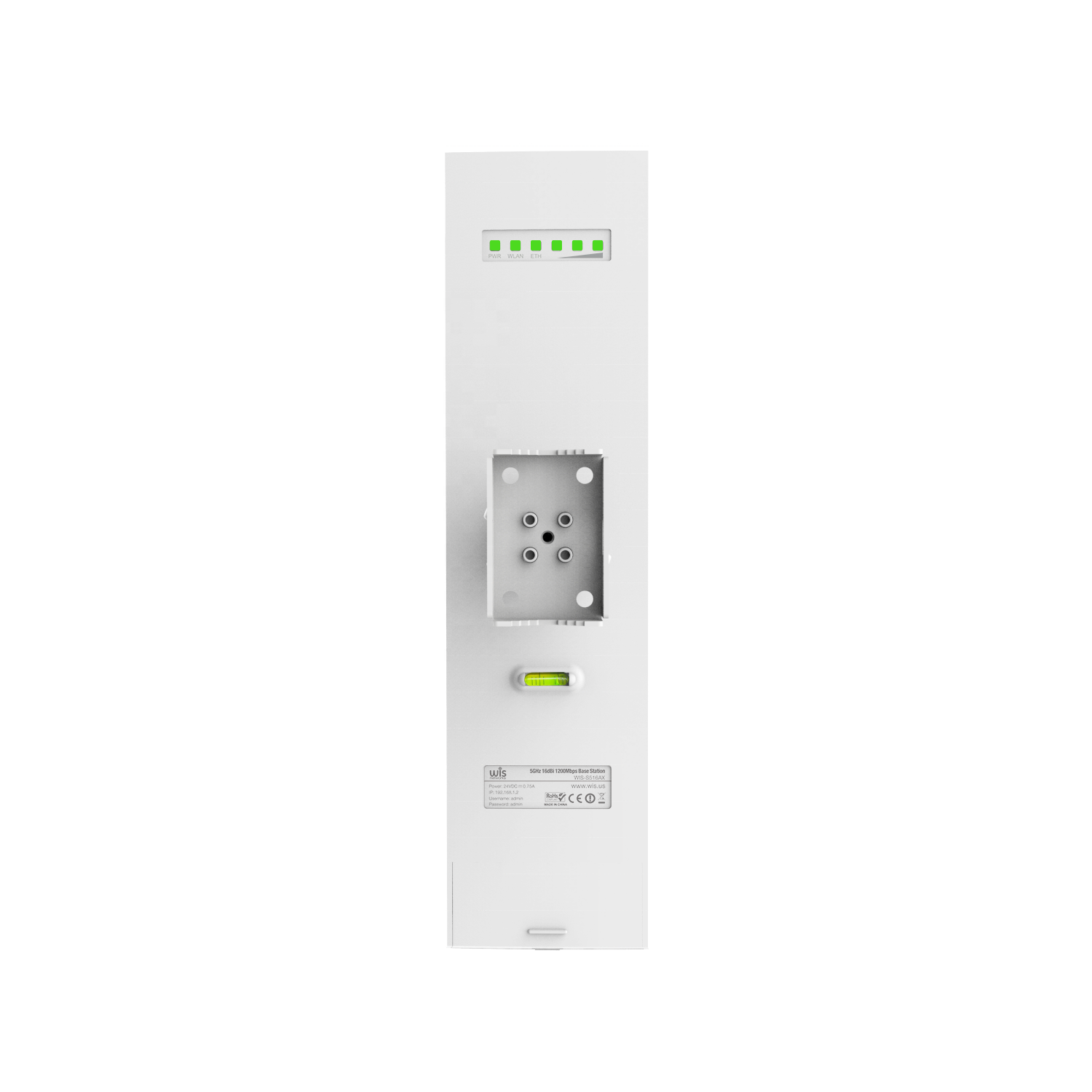 2.4GHz 300Mbps Hi-Power Outdoor Wireless TDMA Base Station with Qualcomm Chipset 13dBi Antenna Lightning Protection
