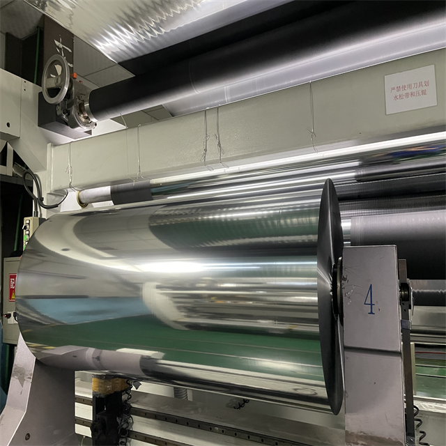 Metalized Film Polyester BOPET Mylar Film 10/12um Aluminum Laminated Vacuum Plastic Film