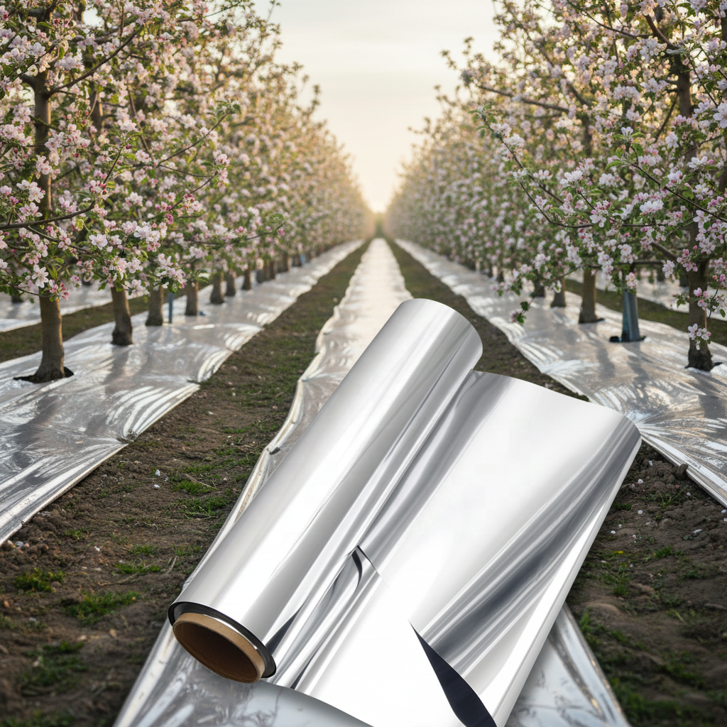 Plastic Mulch Film Gardening Farming Film Outdoor Garden Silver Agricultural Mulch Film