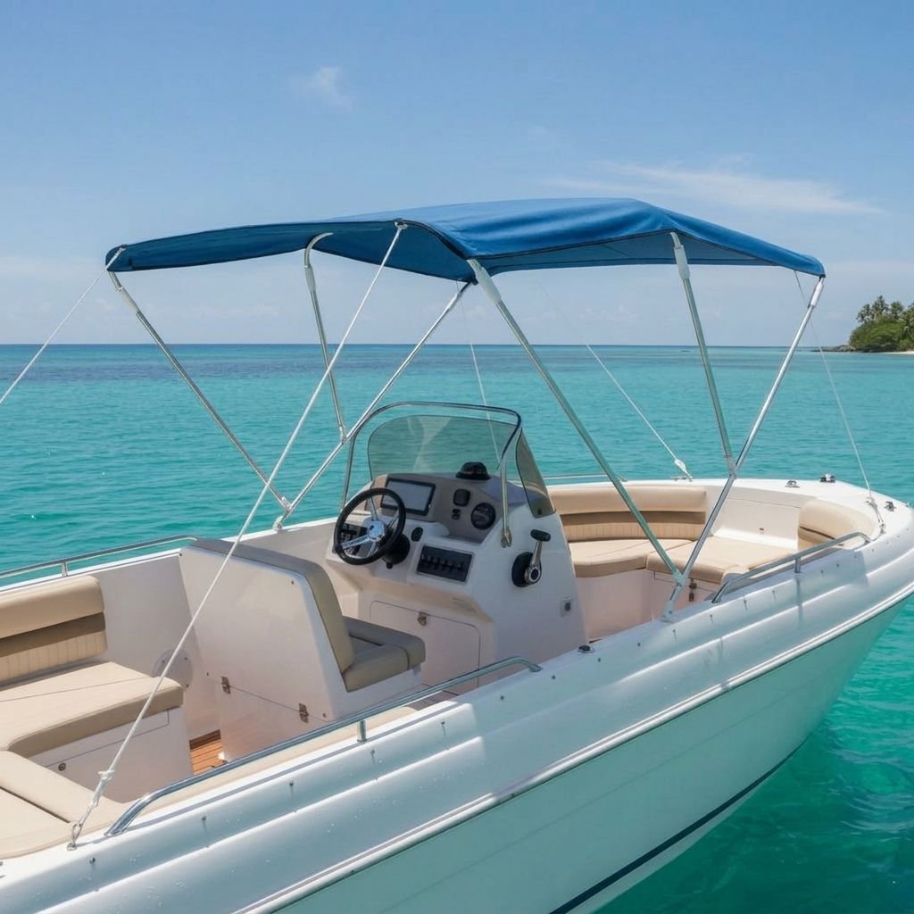 Nice Quality Bimini Top Marine Use with 3 Bow Aluminium Frame Bimini Boat