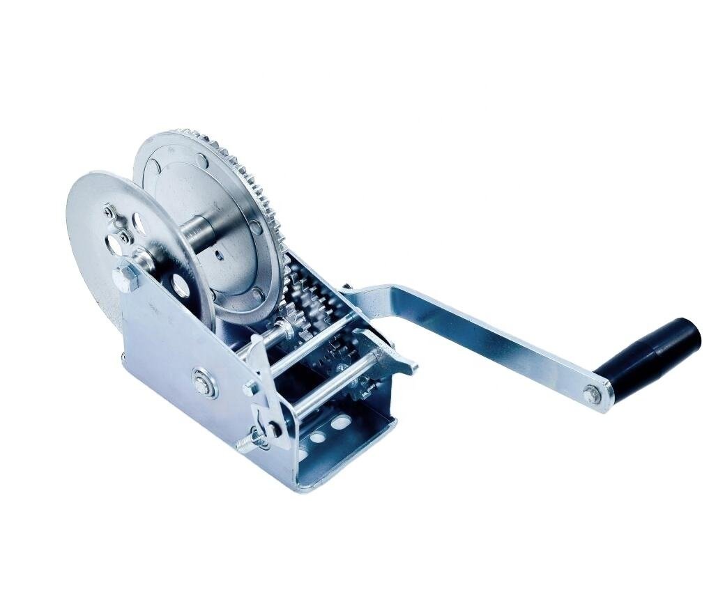 Fast Delivery 600-2500LBS Gear Hand Operated Trailer Winch Boat Winch