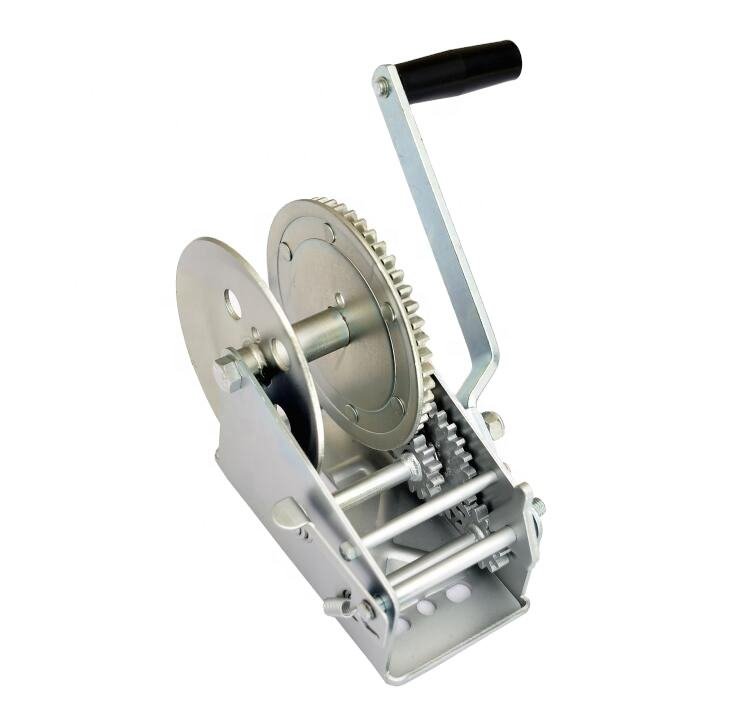 Fast Delivery 600-2500LBS Gear Hand Operated Trailer Winch Boat Winch