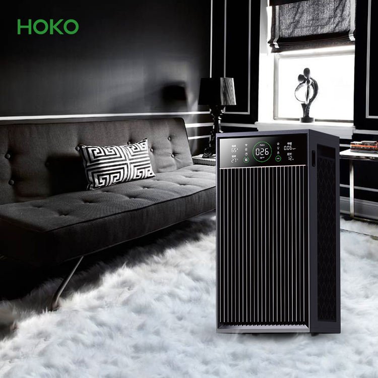 Portable Smart UV Air Purifier HEPA Filter Large Air Volume Commercial Medical Equipment for School/Office Electric Power Source
