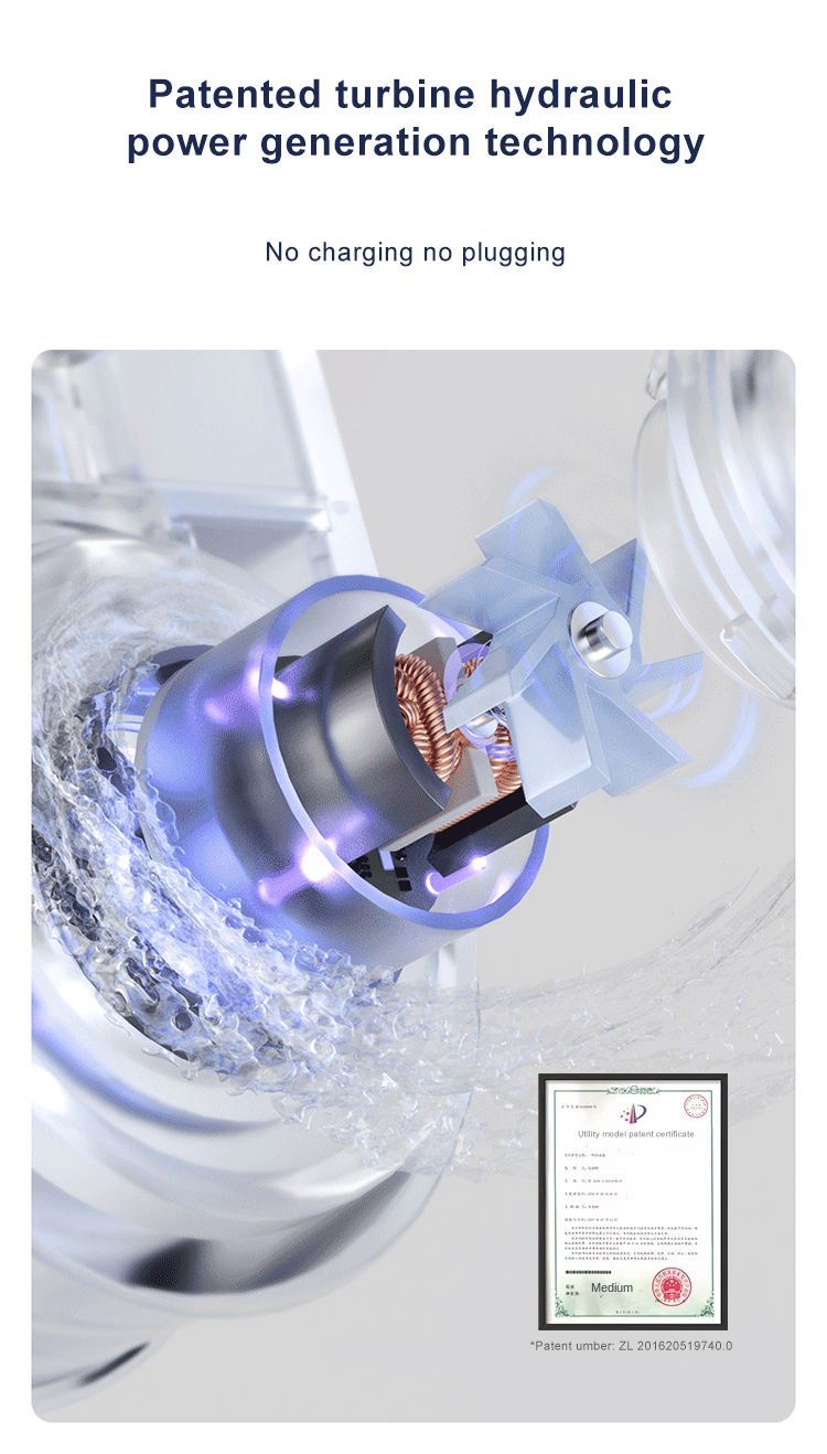 2024 Small Domestic Smart Tap UV Kitchen Water Purifier Tap Faucet Filter for the Home Tap With Ceramic Filter Cartridge