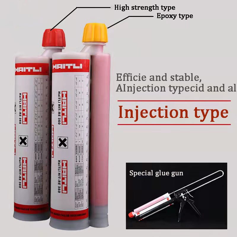 Safe and Reliable 360ML Chemical Anchor Epoxy Adhesive for Water Conservancy Project Infrastructure Anchoring