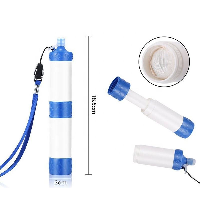Small Portable Water Purifier Direct Drinking Water Filter Camping Hiking Outdoor Water Filter