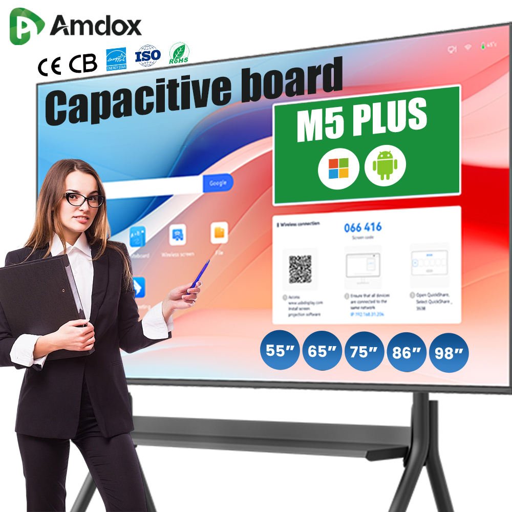 Amdox Android System Ifp Interactive Digital Whiteboard Smart Board 65inch Interactive Boards Conference Meeting System