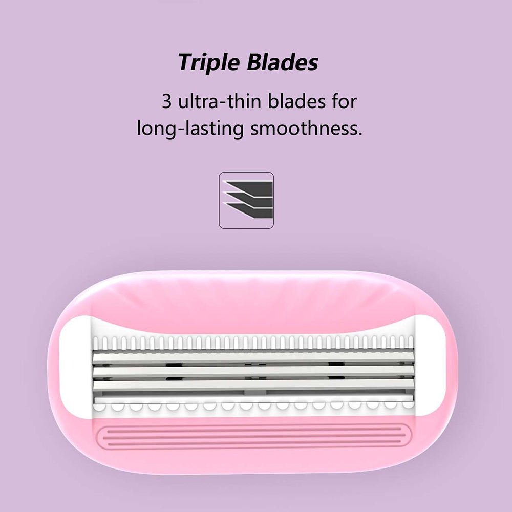 Painless Hair Removal Female Shaving Razor Leg Body Shaver Sensitive Womens Disposable Razor