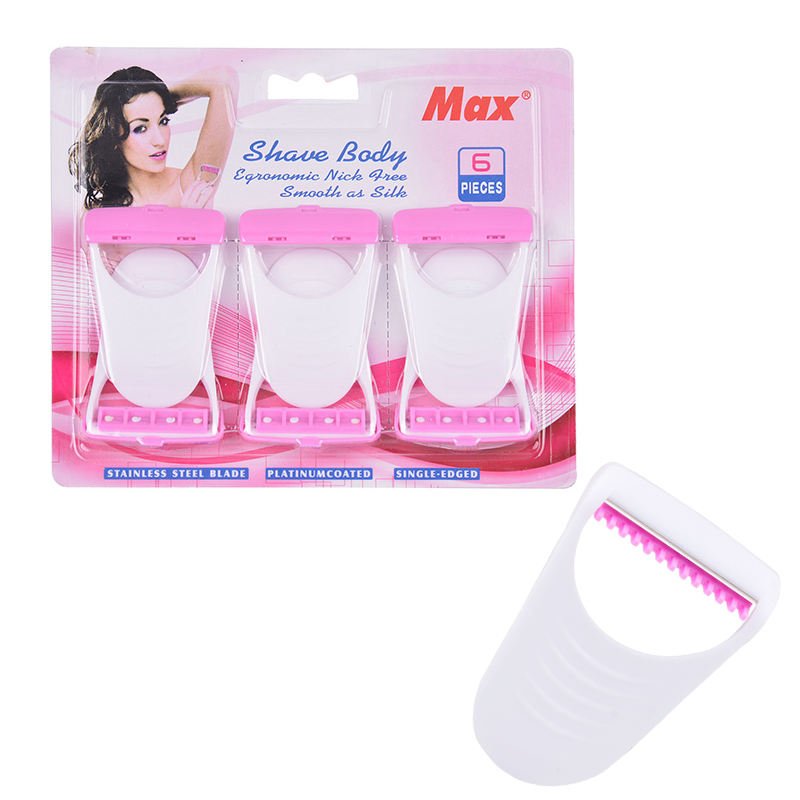 Single Blade Bikini Disposable Female Face Body Medical Facial Razor for Women