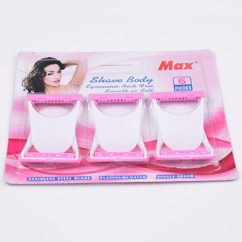 Single Blade Bikini Disposable Female Face Body Medical Facial Razor for Women