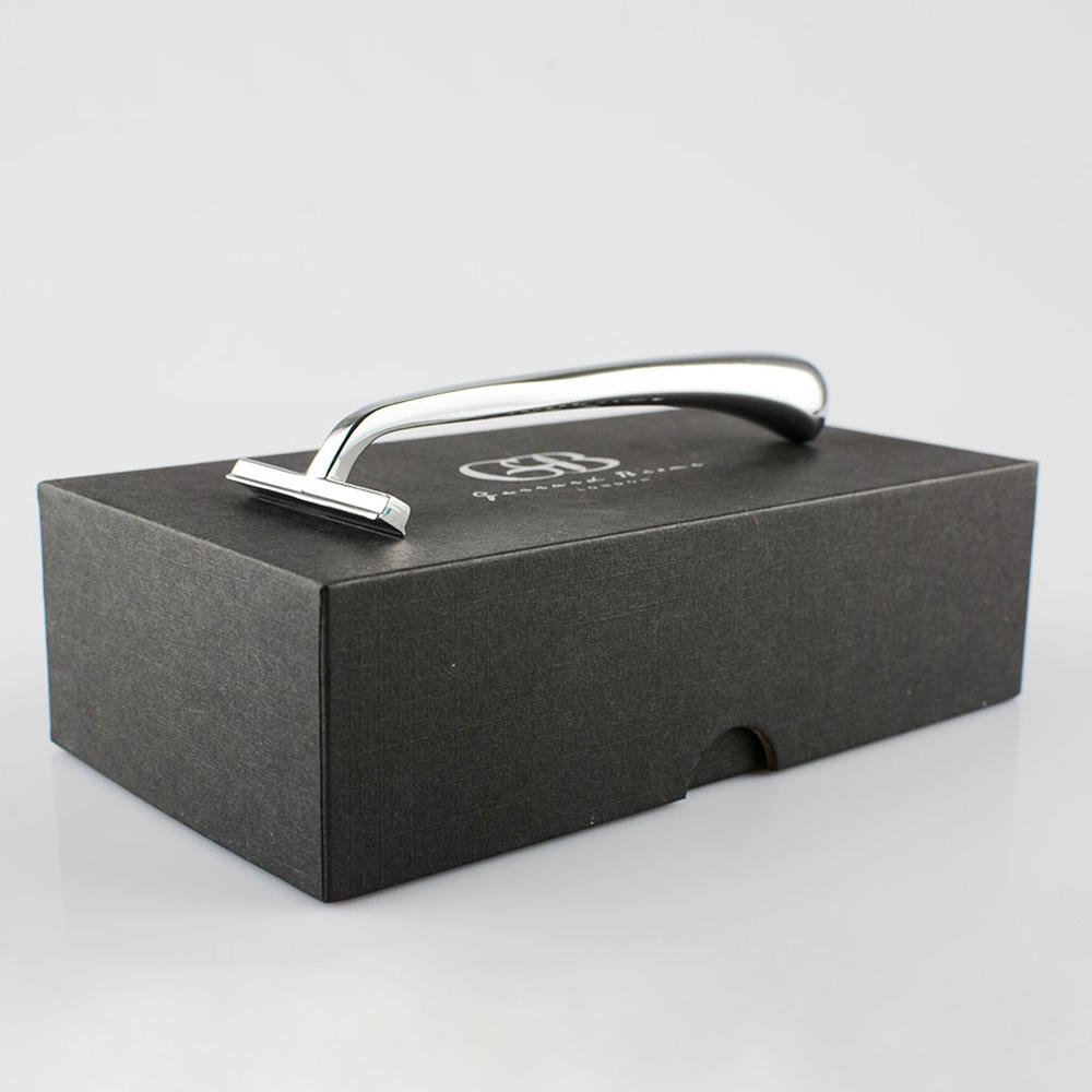 Good Quality Cheap Price Alloy Metal Eco-Friendly Chrome Barber Straight Twin Blades Shaving Safety Razor