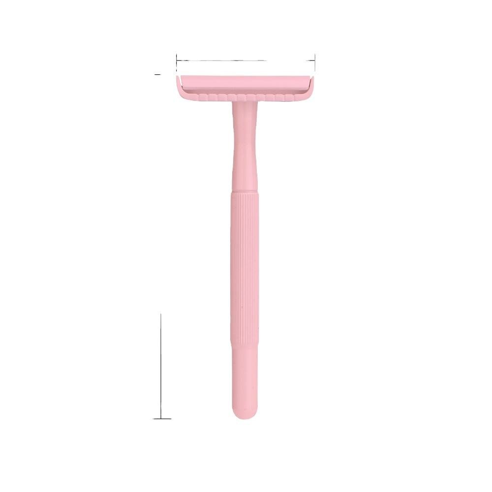Safety Razor with Double Edge Blade and Long Handle for Womens Shaving Razor for Smooth and Precise Shave