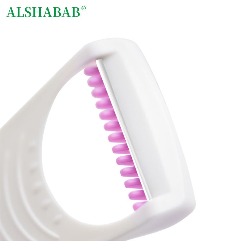 ALSHABAB Women's Ergonomic Disposable Safety Razor with Single Blade Rechargeable Surgical Stainless Steel